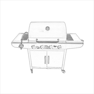 ../frankl24shop/Gasgrill schwarz mit Haube _ Lieferung erfolgt ohne Gas